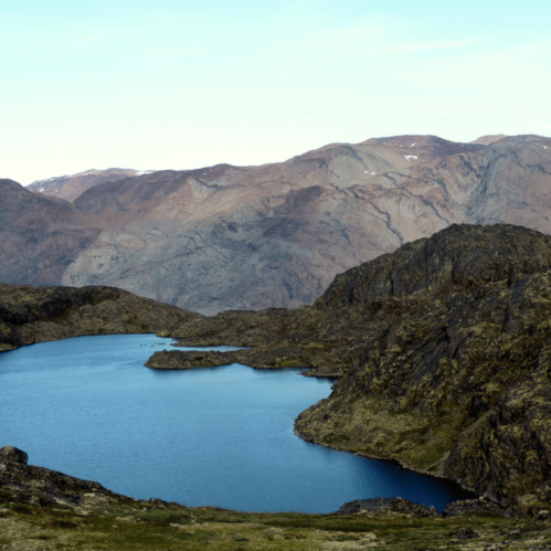 lake in greenland
